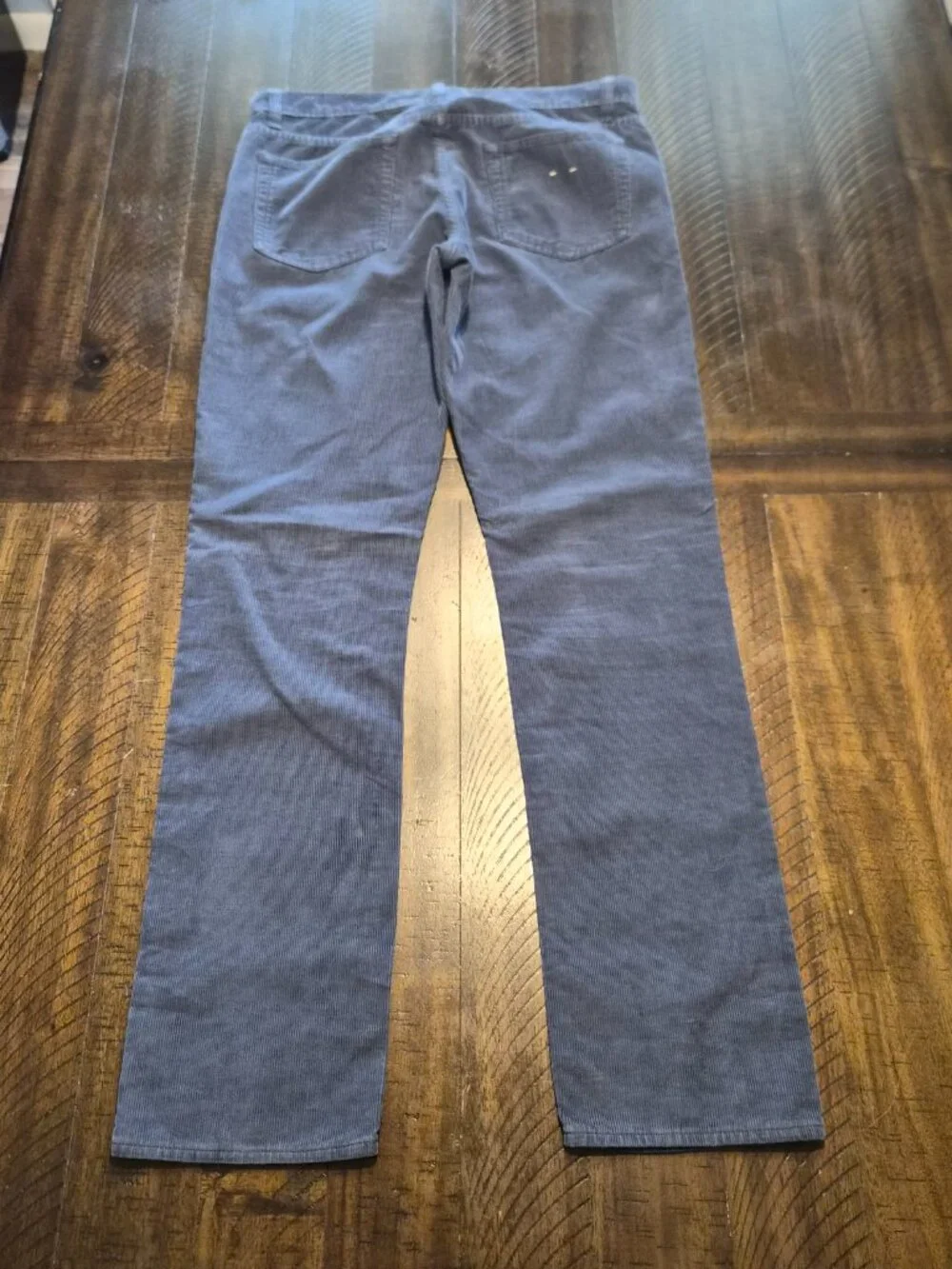 J Crew 484 Corduroy Pants Mens 31x32 Blue Slim Cotton Stretch Casual G487